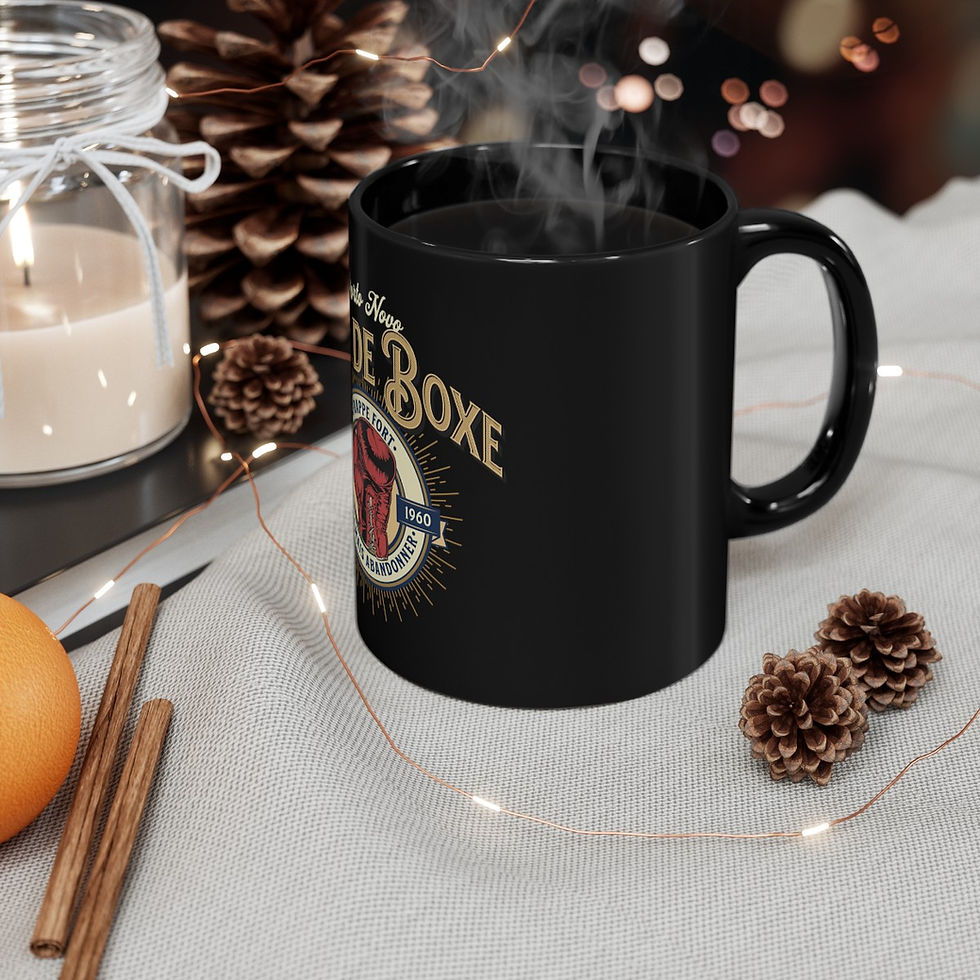 Thumbnail: Boxing Benin: Black Mug (11oz, 15oz)