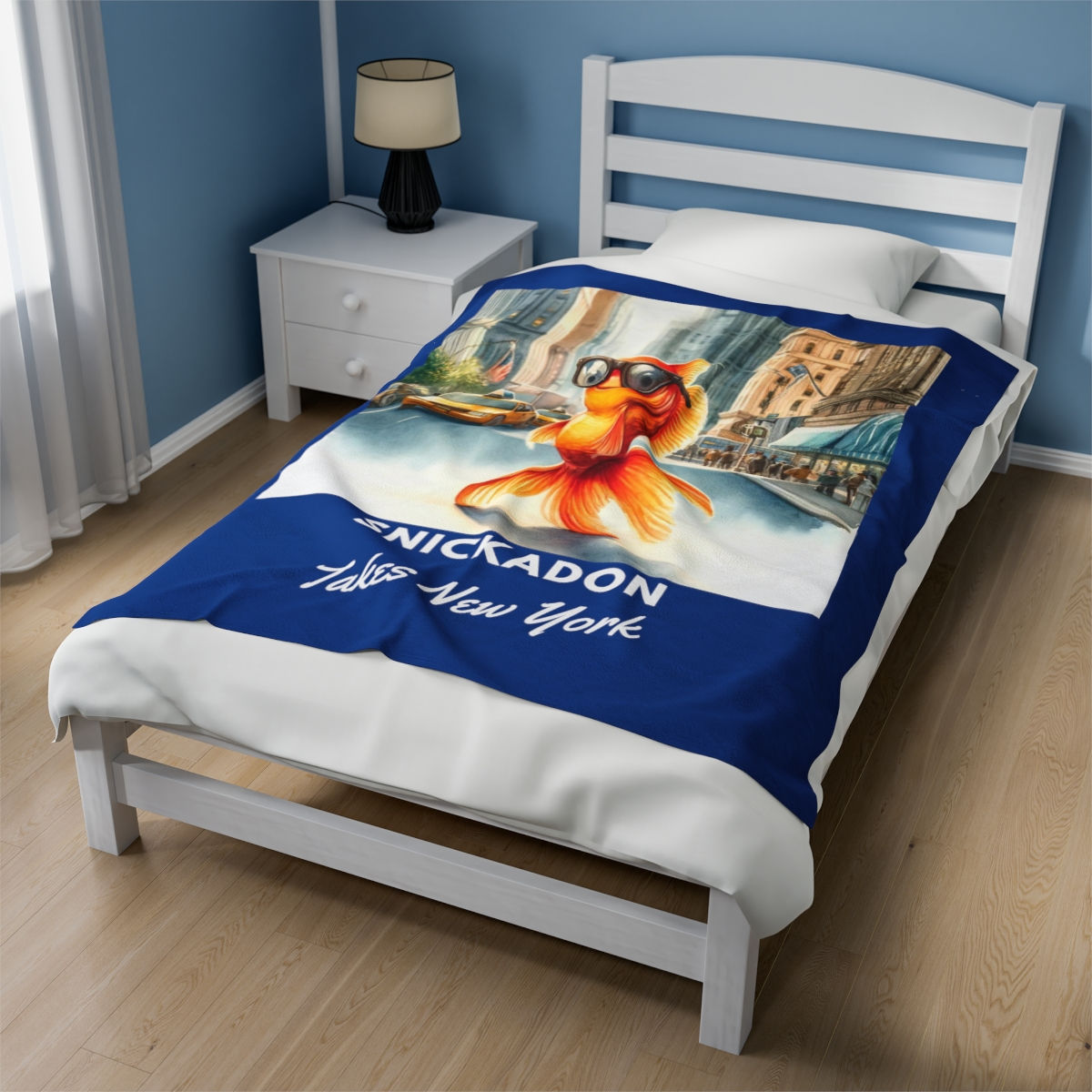 Snickadon Takes NY: Velveteen Plush Blanket