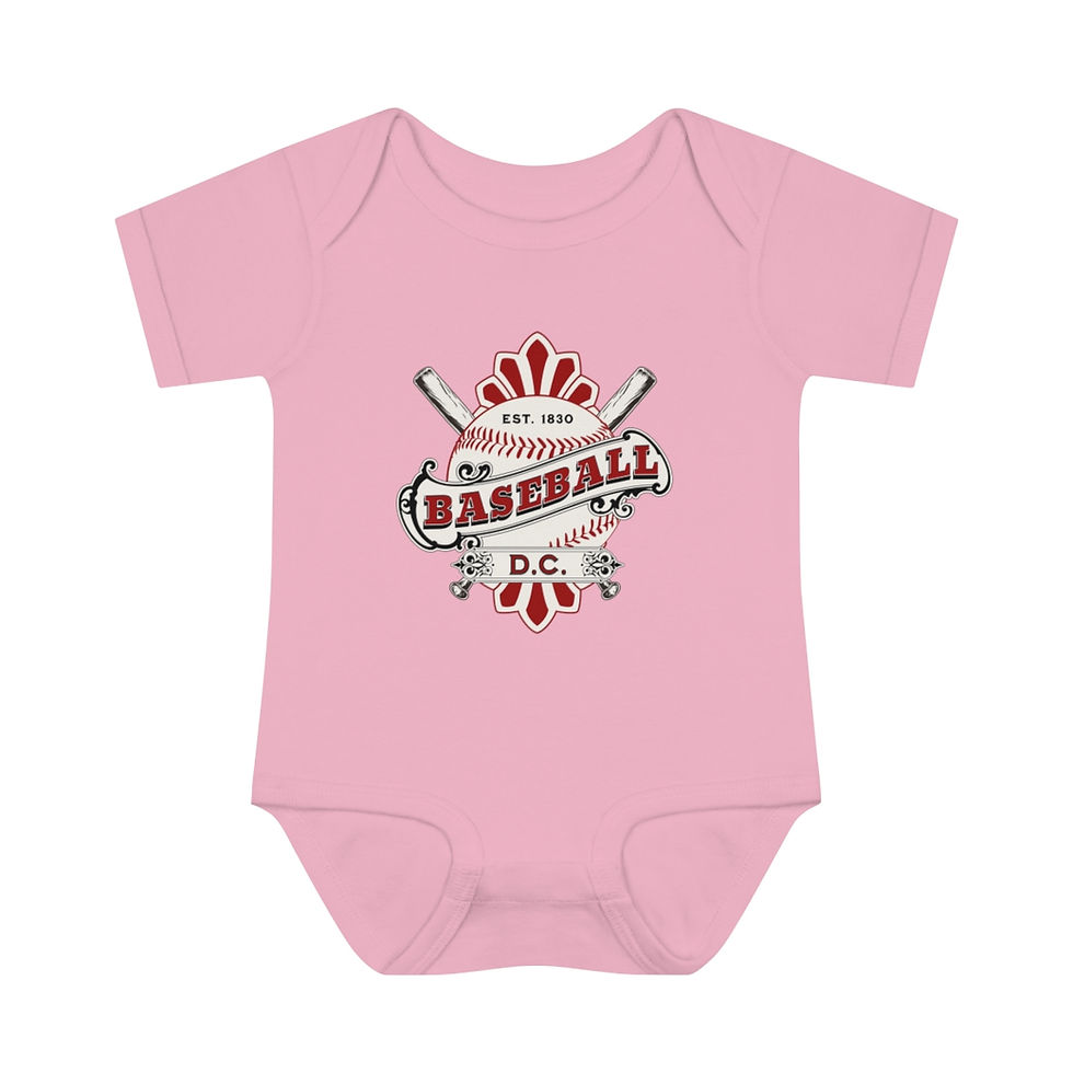 Thumbnail: DC Baseball: Infant Baby Rib Bodysuit