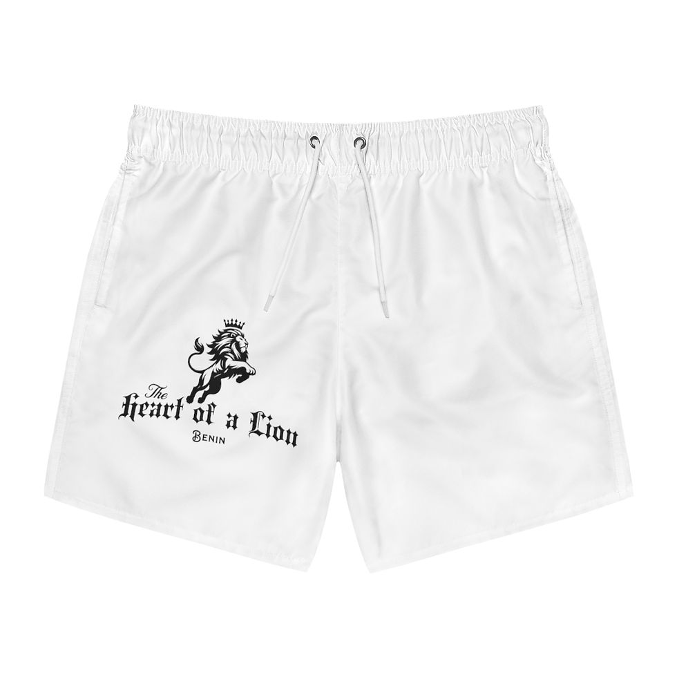 Heart of a Lion Benin: Swim Trunks (AOP)