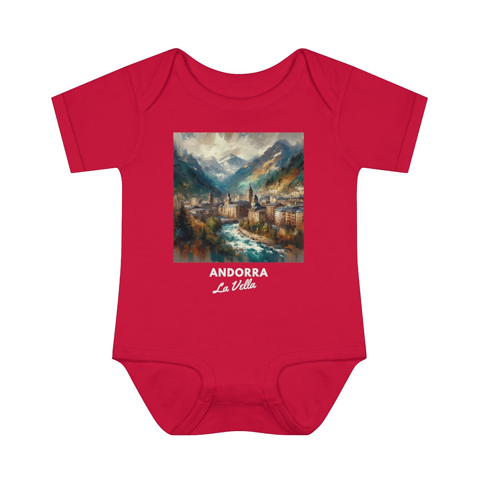 Thumbnail: Andorra La Vella: Infant Baby Rib Bodysuit