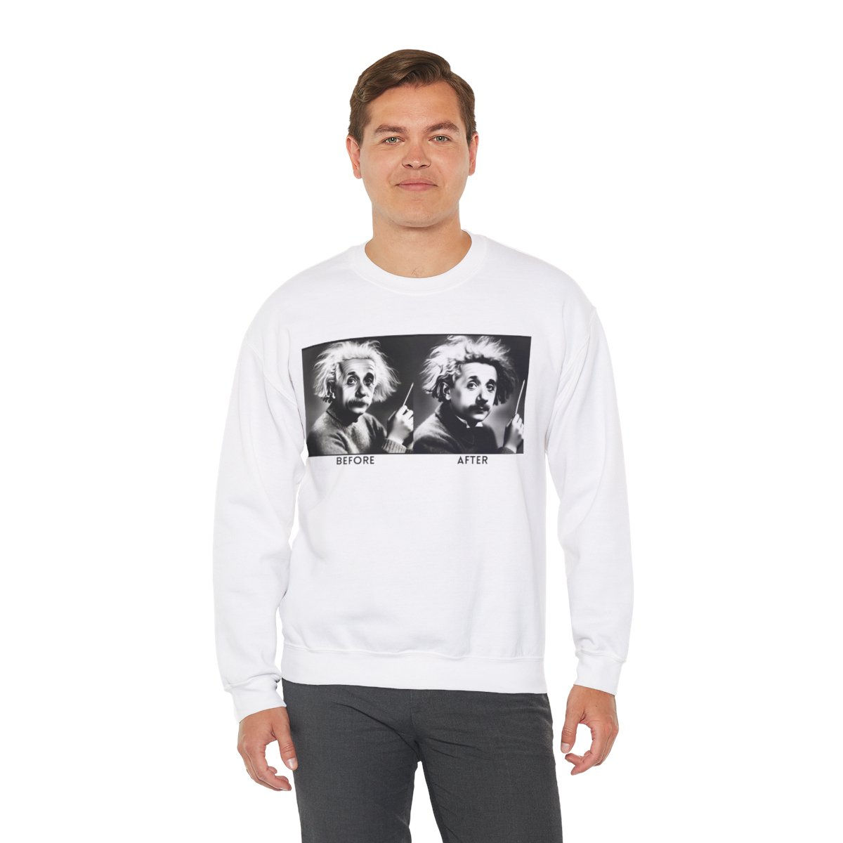 Before After: Unisex Heavy Blend™ Crewneck Sweatshirt