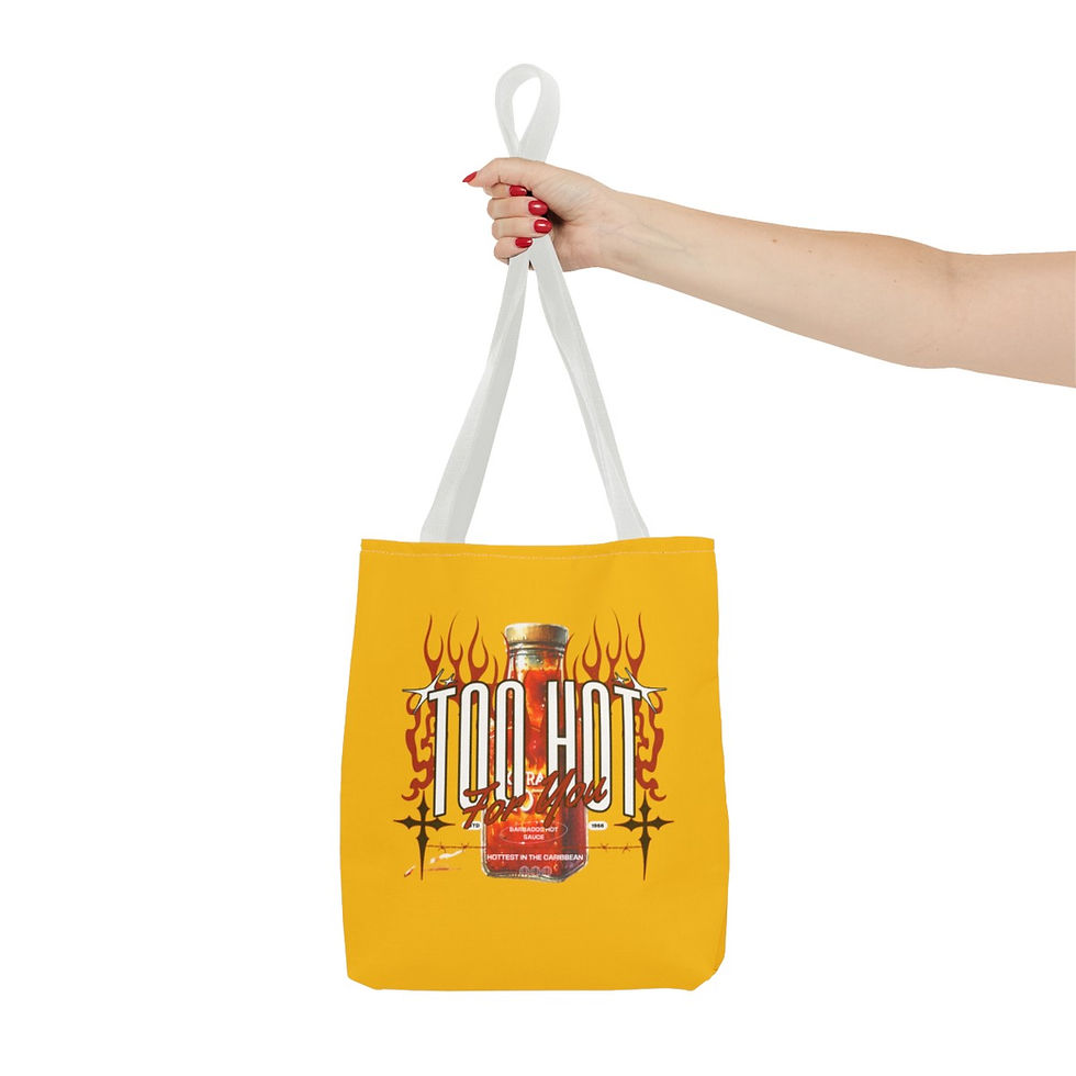 Thumbnail: Barbados Hot Sauce: Beach Tote Bag (AOP)