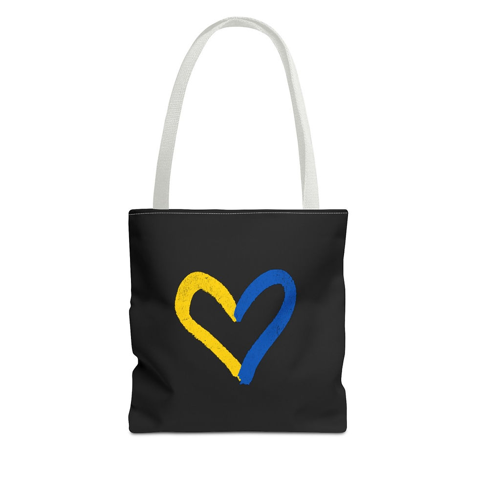 Thumbnail: Ukraine Heart: Tote Bag (AOP)