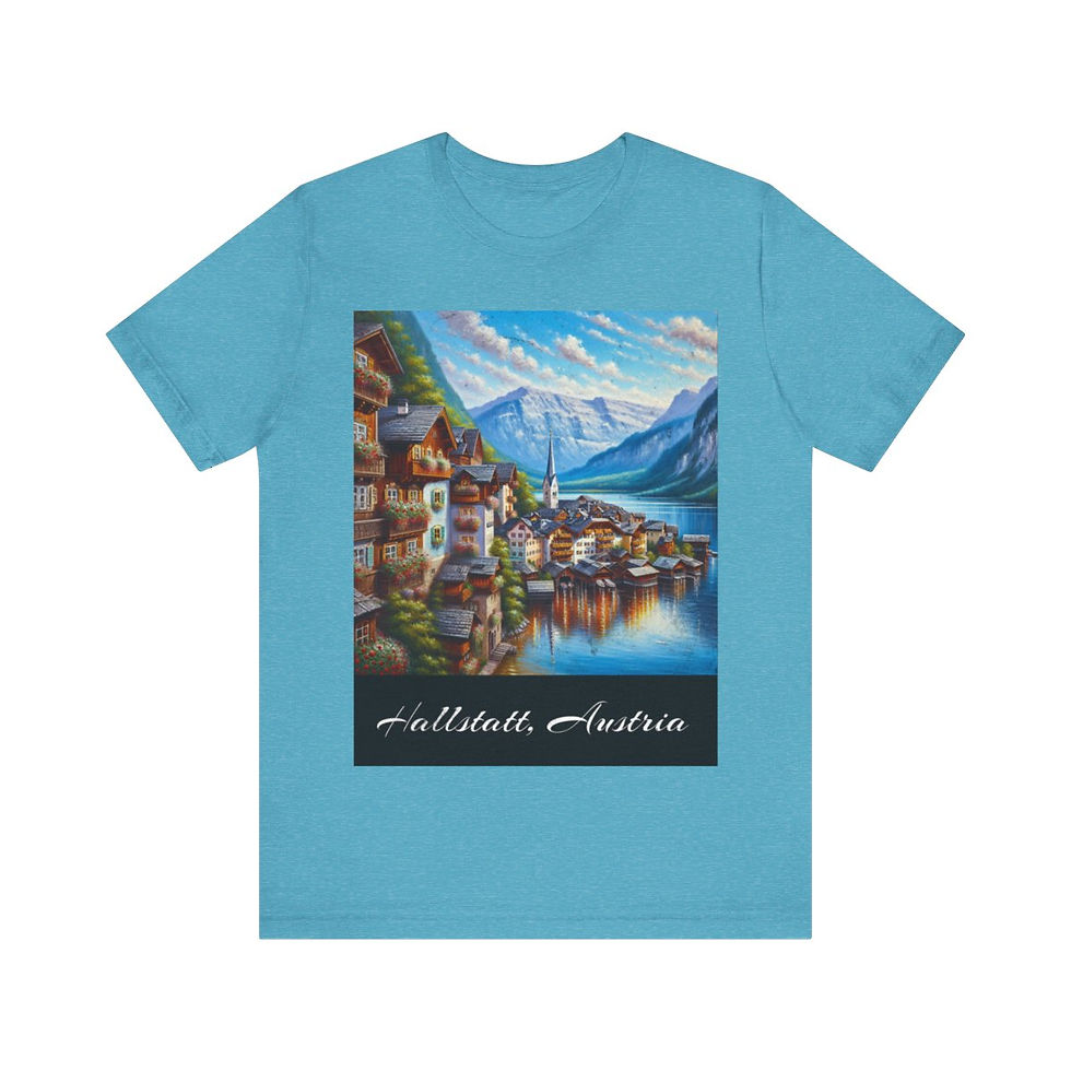 Thumbnail: Hallstatt Austria: Unisex Jersey Short Sleeve Tee