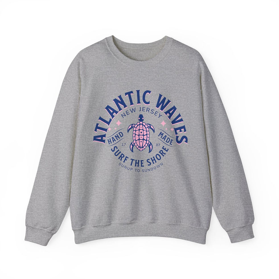 Thumbnail: Atlantic Waves New Jersey: Unisex Heavy Blend™ Crewneck Sweatshirt