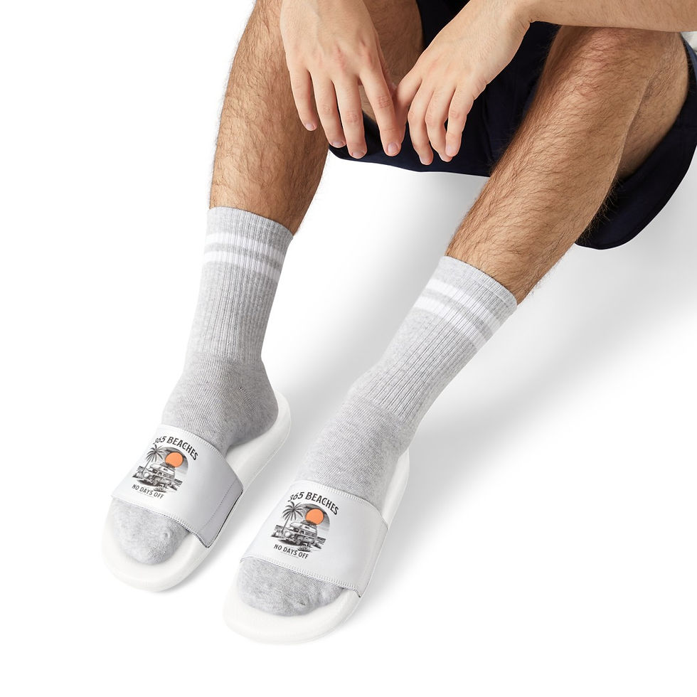 Thumbnail: 365 Beaches: Men's PU Slide Sandals