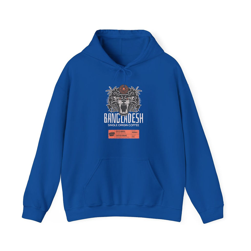 Thumbnail: Bangladesh Coffee: Unisex Heavy Blend™ Hooded Sweatshirt