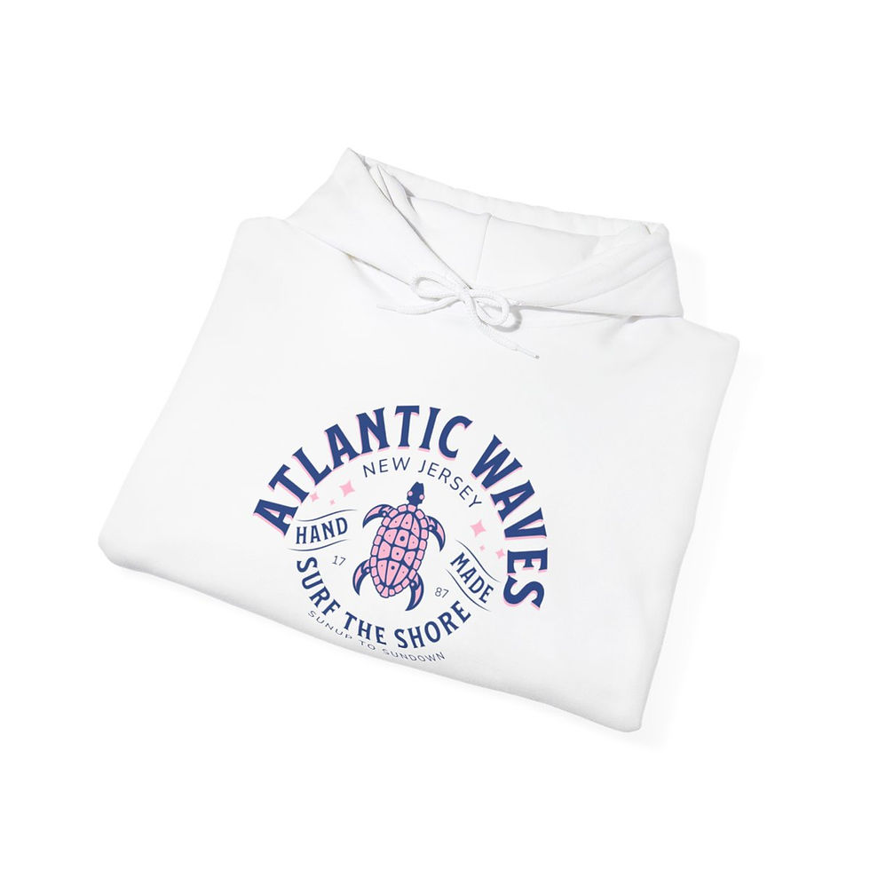 Thumbnail: Atlantic Waves New Jersey: Unisex Heavy Blend™ Hooded Sweatshirt