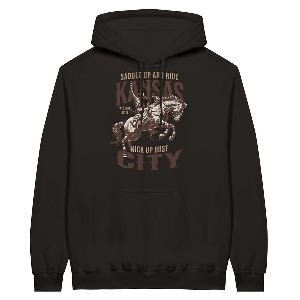 Thumbnail: Saddle Up KC: Classic Unisex Pullover Hoodie