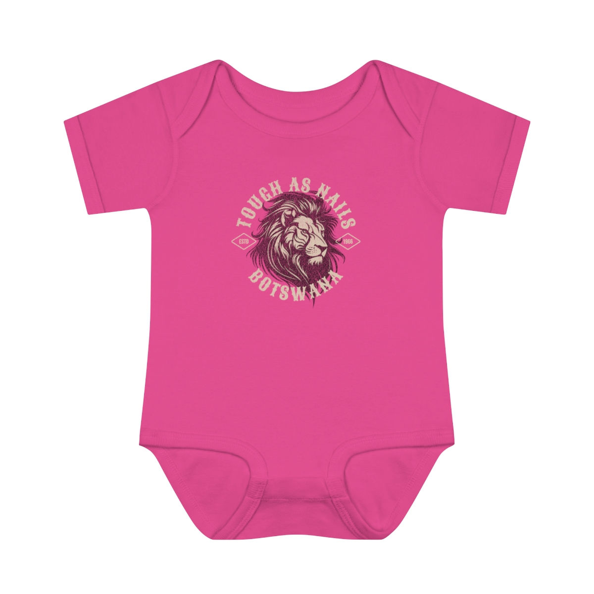 Tough Botswana: Infant Baby Rib Bodysuit