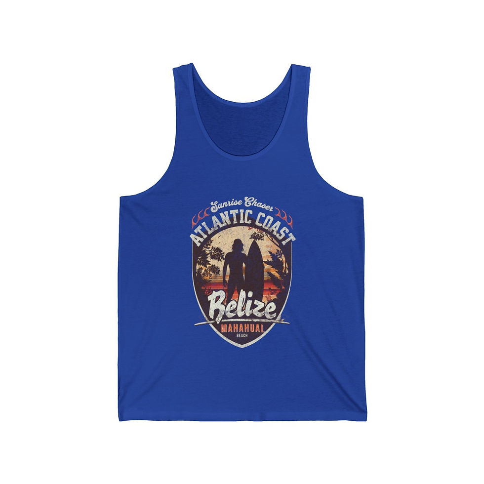 Thumbnail: Atlantic Coast Belize: Unisex Jersey Tank