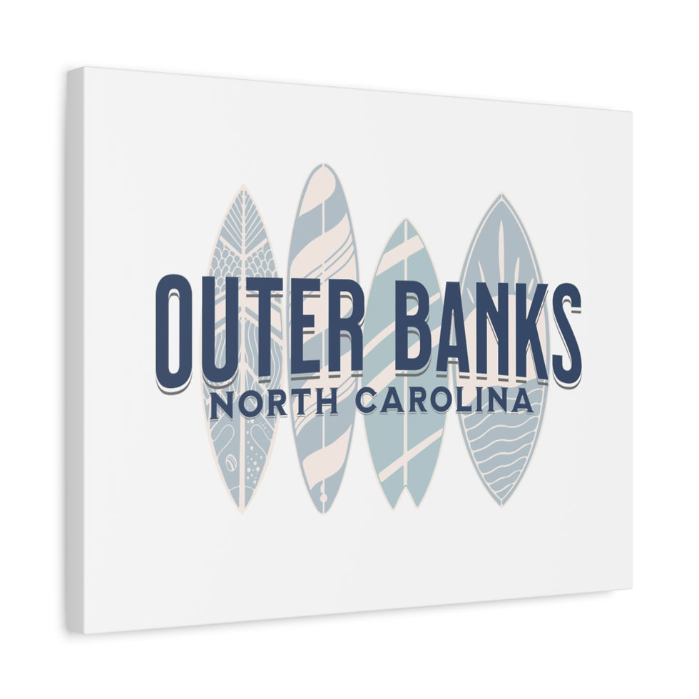 Thumbnail: Outer Banks North Carolina: Matte Canvas, Stretched, 1.25"