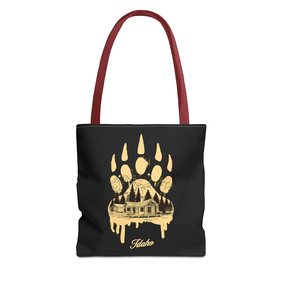 Thumbnail: Idaho Bear Claw: Tote Bag (AOP)