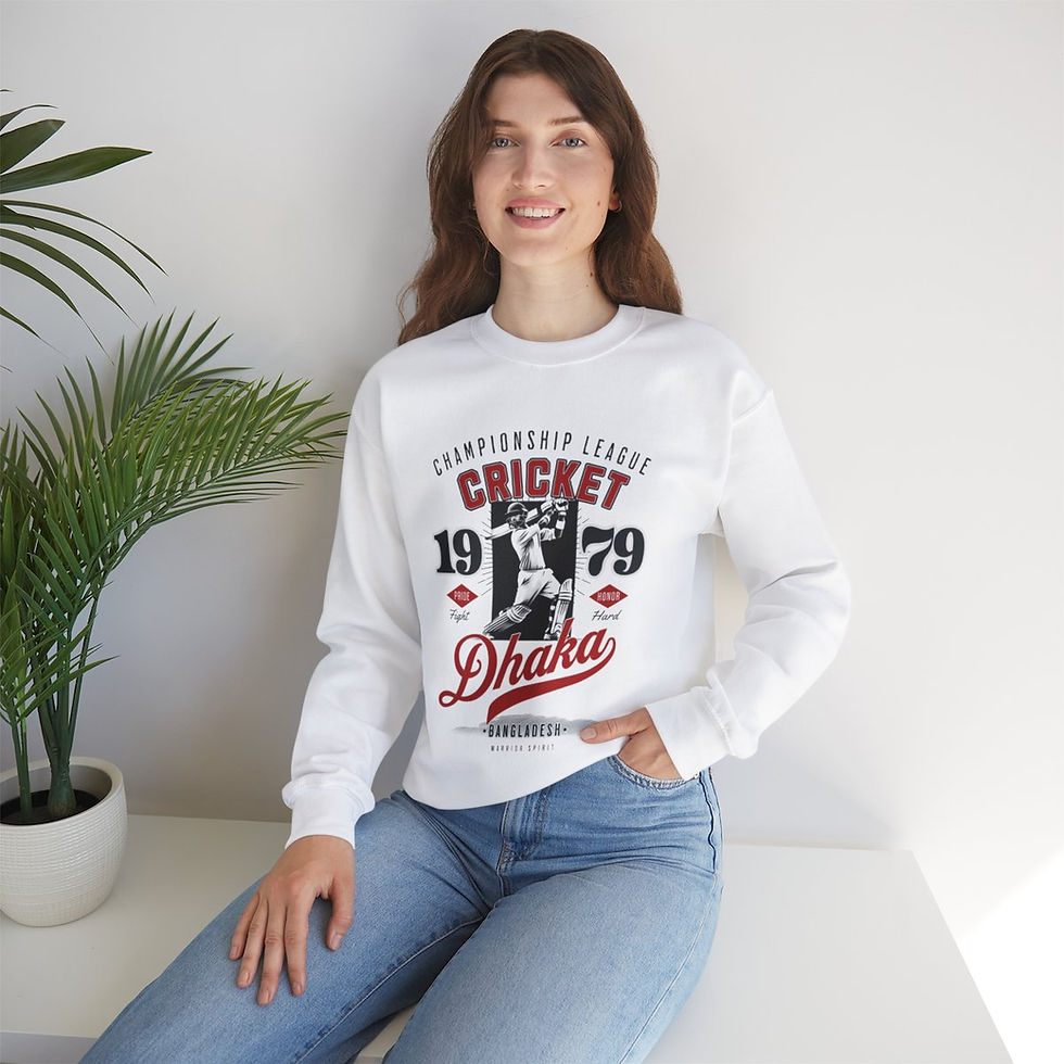 Thumbnail: Dhaka Cricket: Unisex Heavy Blend™ Crewneck Sweatshirt