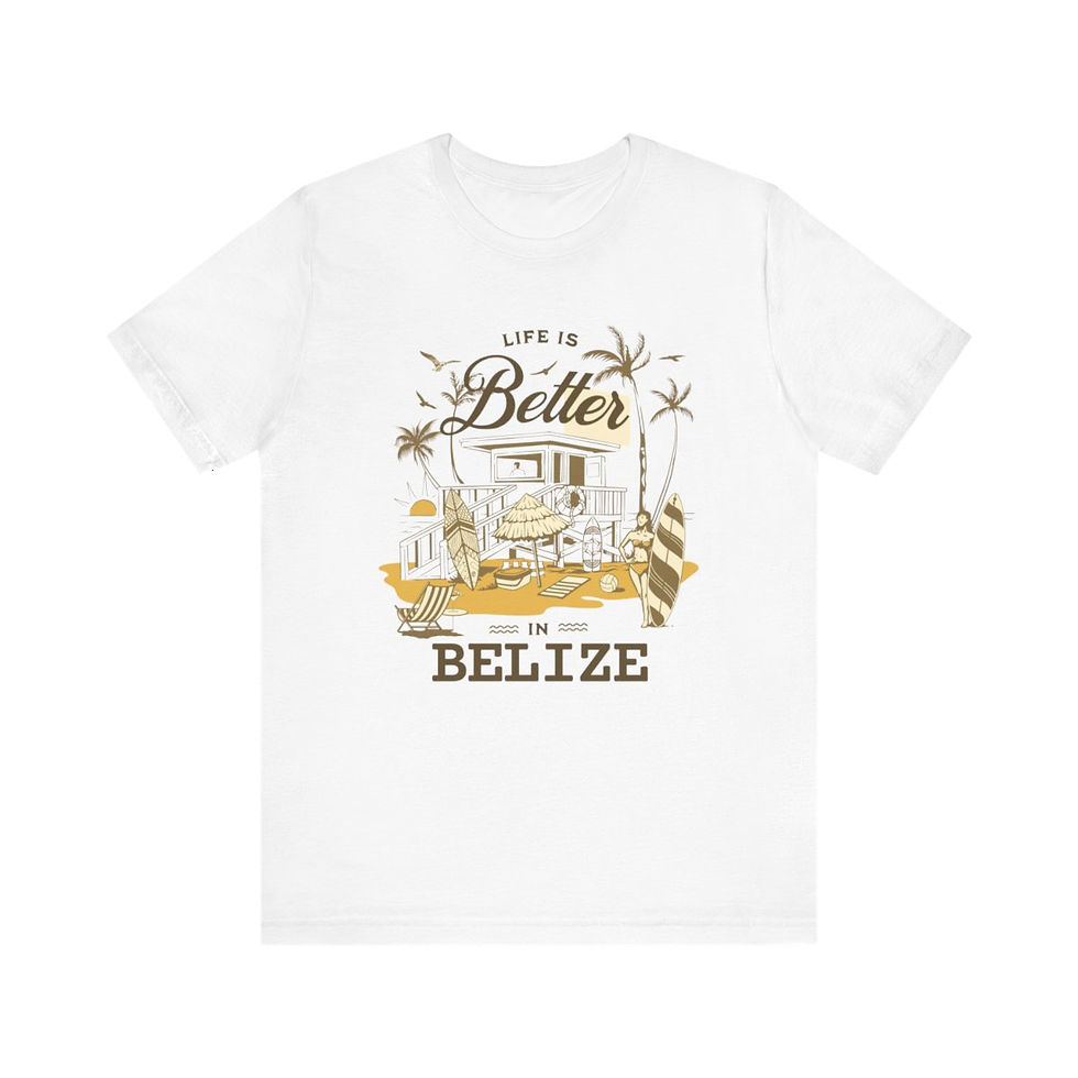 Thumbnail: Life is Better in Belize: Unisex Jersey Short Sleeve Tee
