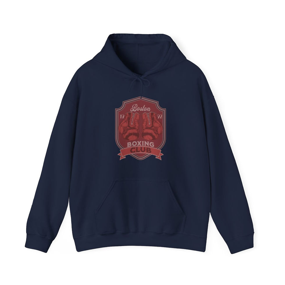 Thumbnail: Boston Massachusetts Boxing: Unisex Heavy Blend™ Hooded Sweatshirt