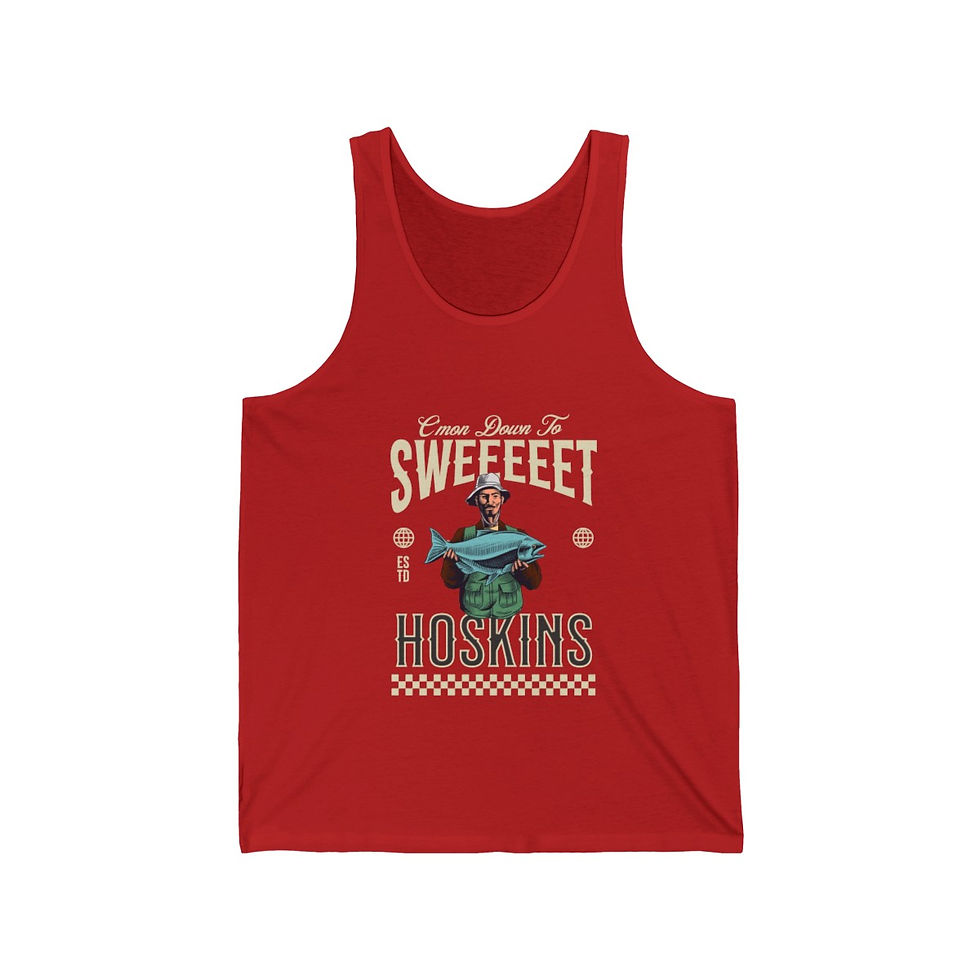 Thumbnail: Sweeeet Hoskins: Unisex Jersey Tank