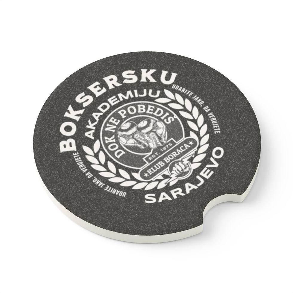 Thumbnail: Boksersku Bosnia: Soapstone Car Coaster