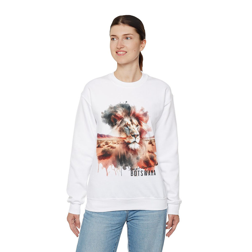 Thumbnail: Kgalagardi Park Botswana: Unisex Heavy Blend™ Crewneck Sweatshirt