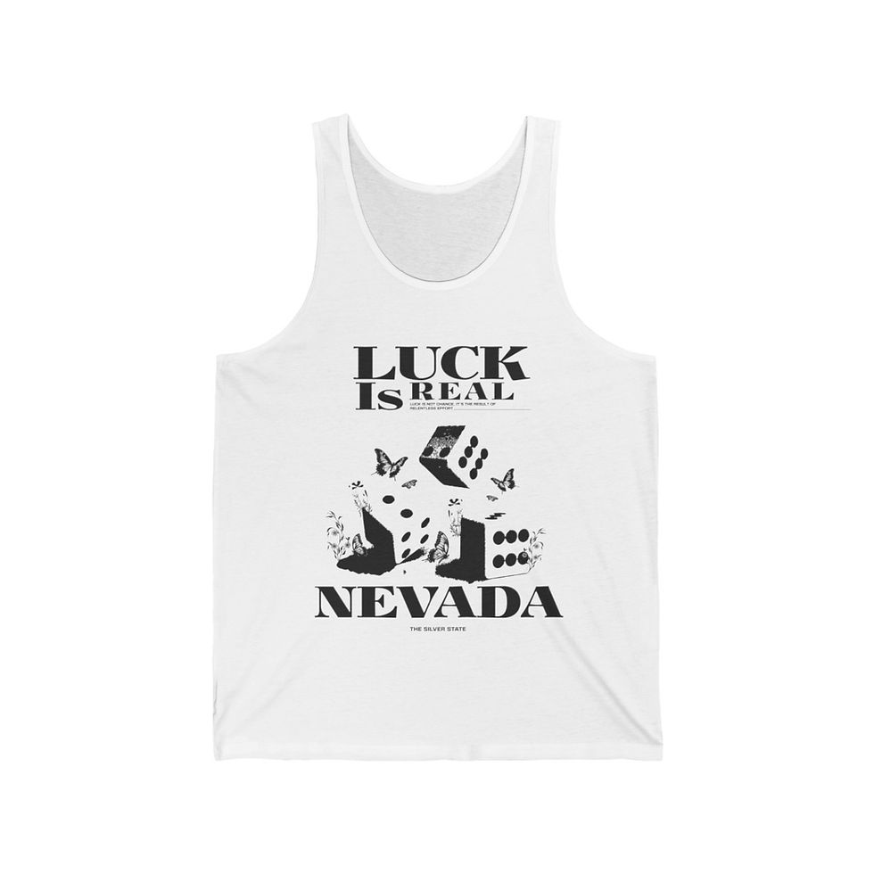 Thumbnail: Luck is Real Nevada: Unisex Jersey Tank