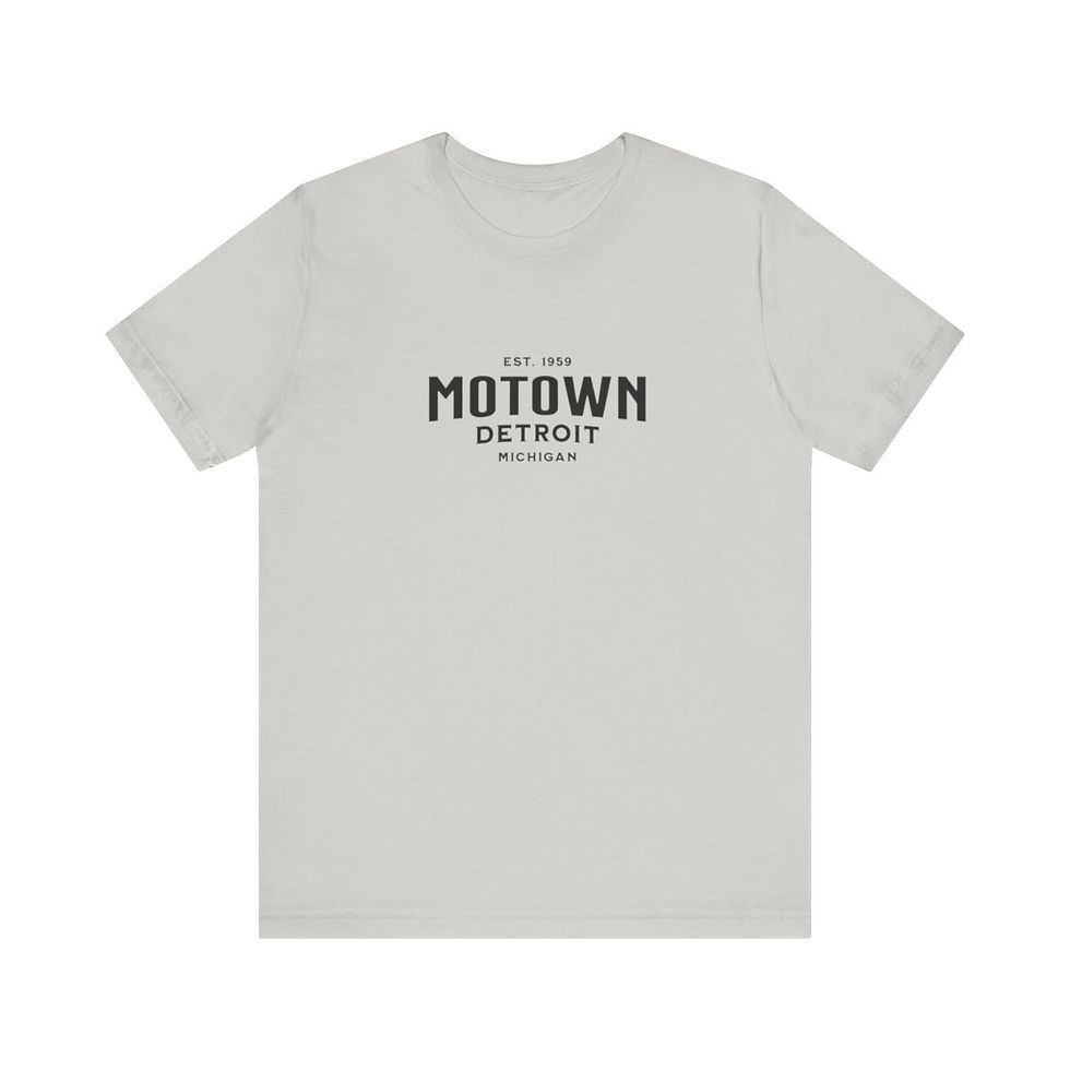 Thumbnail: Motown Detroit Michigan: Unisex Jersey Short Sleeve Tee
