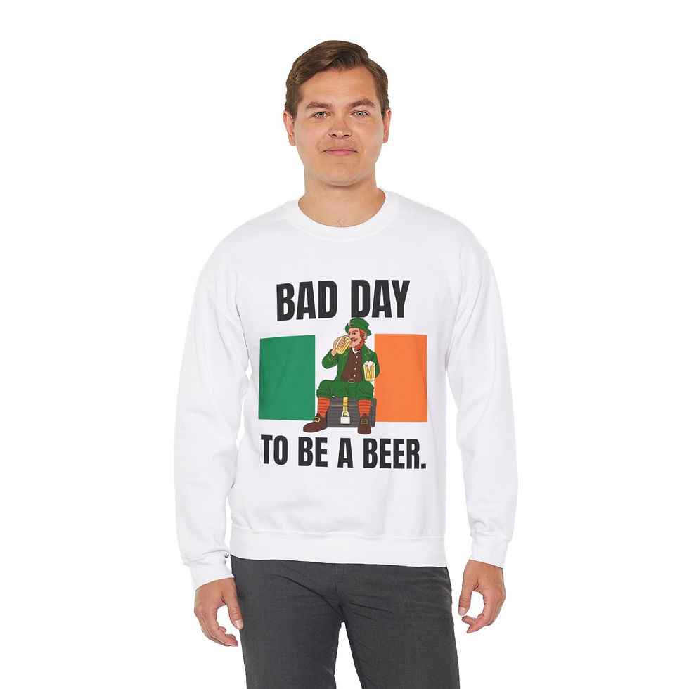 Thumbnail: Bad Day to Be a Beer Ireland: Unisex Heavy Blend™ Crewneck Sweatshirt