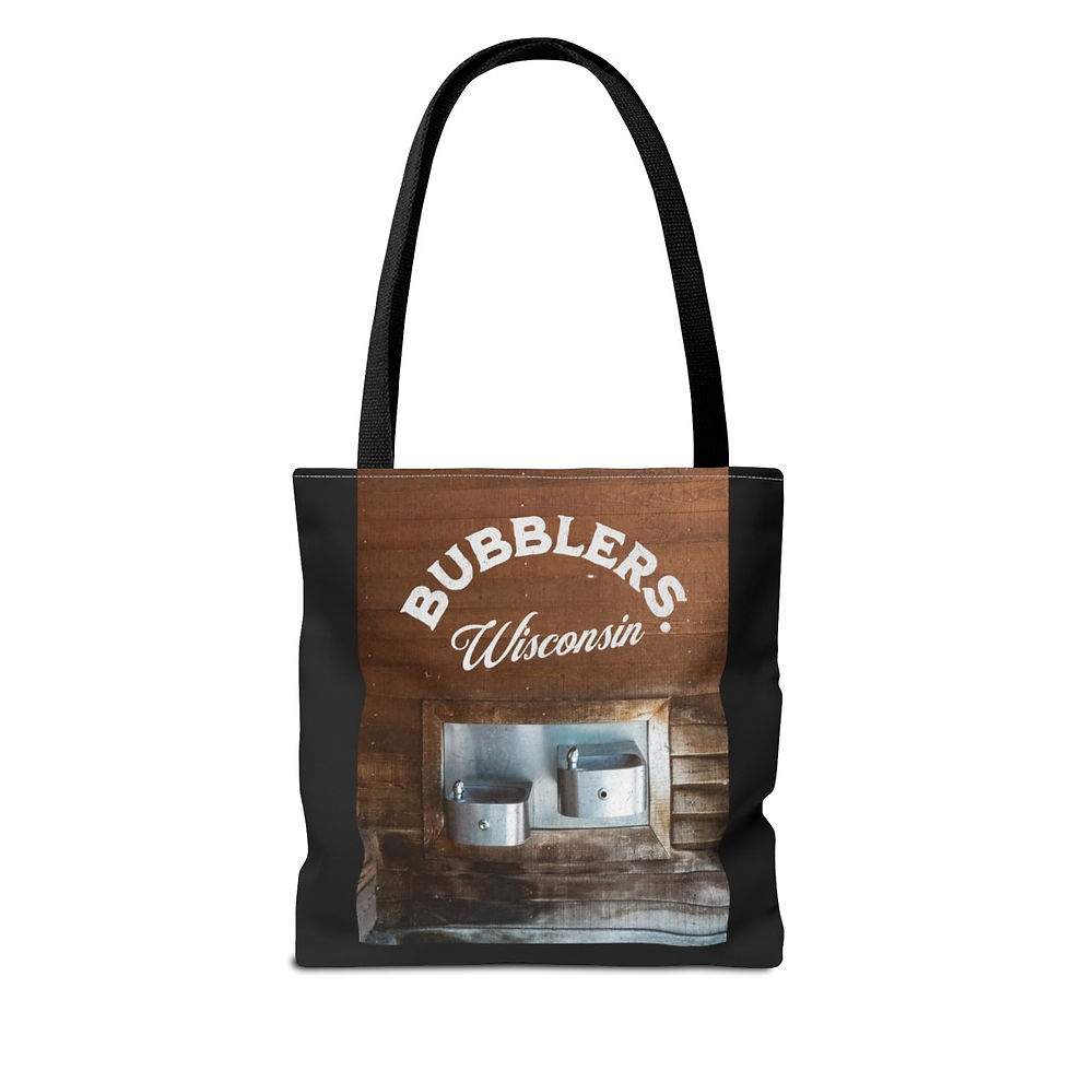 Thumbnail: Wisconsin Bubblers: Tote Bag (AOP)