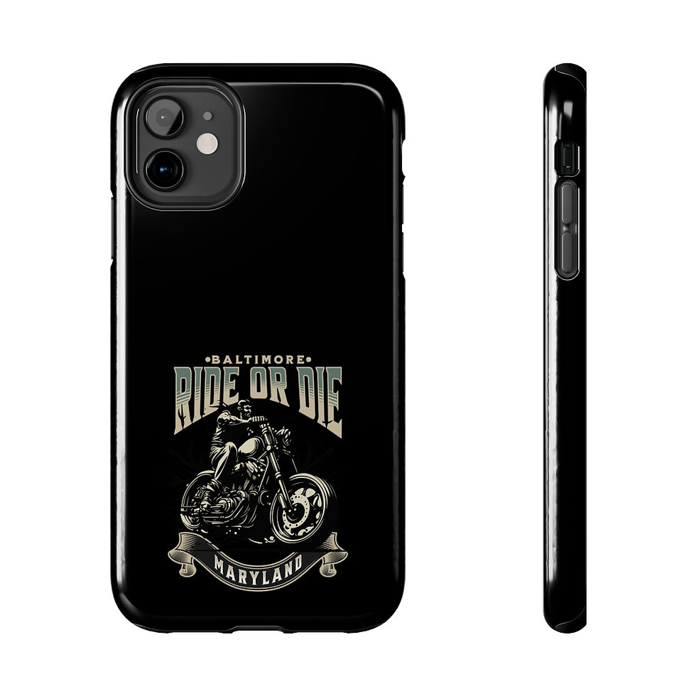 Thumbnail: Ride or Die Maryland: Tough Phone Cases