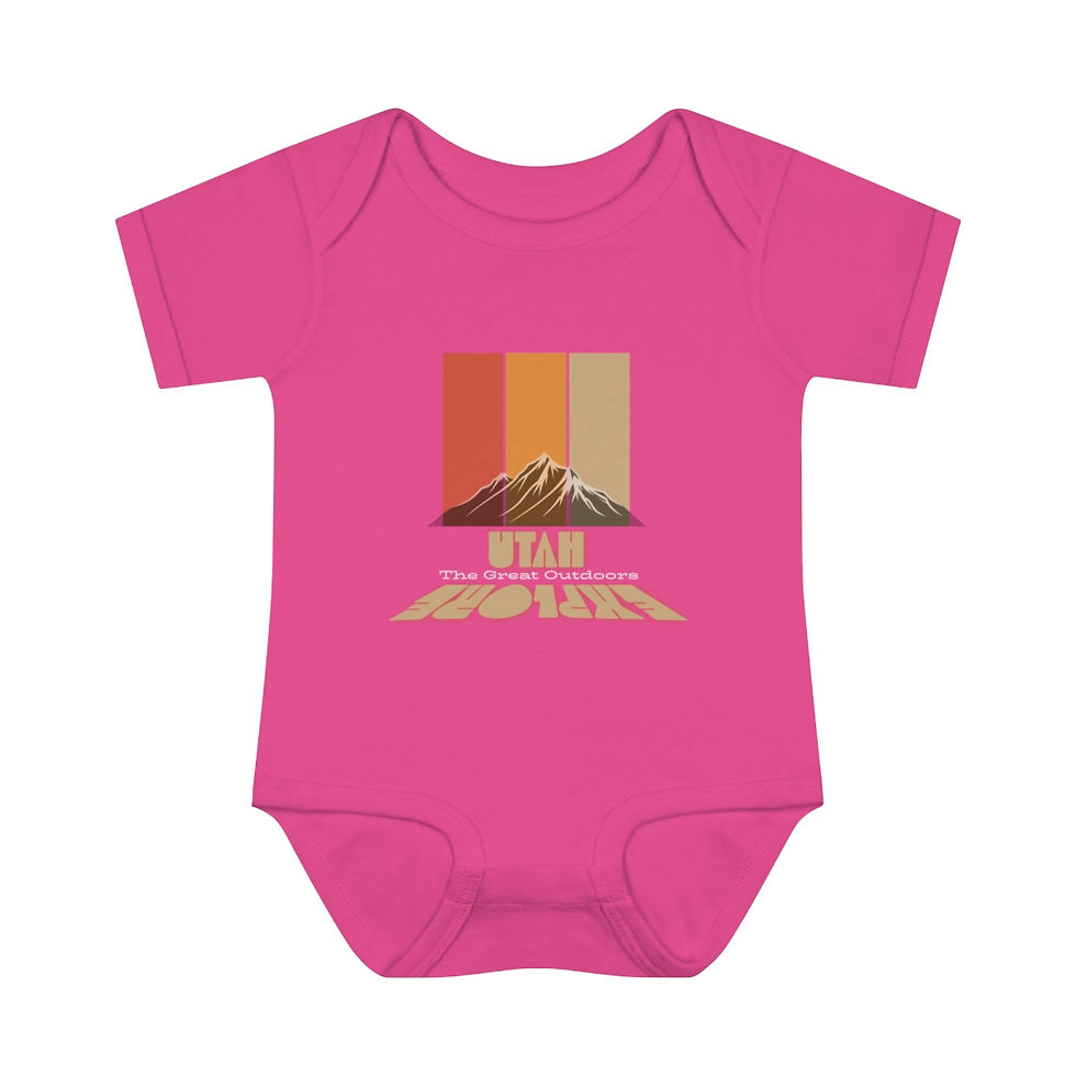 Thumbnail: Explore Utah: Infant Baby Rib Bodysuit