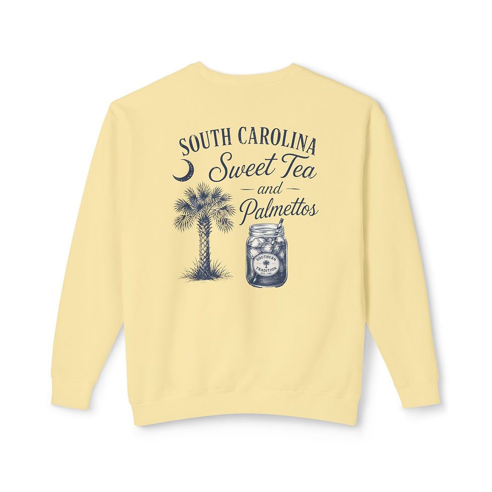 Thumbnail: South Carolina Sweet Tea & Palmettos Crewneck Sweatshirt