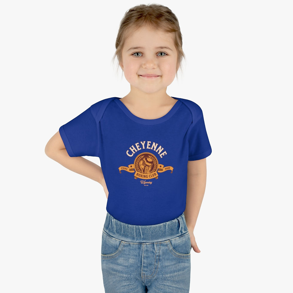 Thumbnail: Cheyenne Wyoming Boxing: Infant Baby Rib Bodysuit