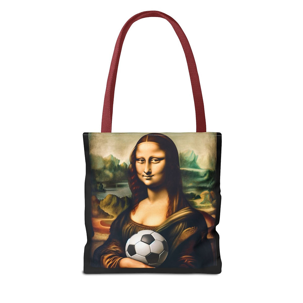 Thumbnail: Sporty Mona: Tote Bag (AOP)