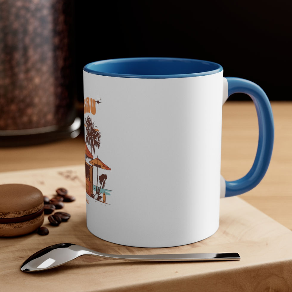 Thumbnail: Hello Nassau Bahamas: Accent Coffee Mug, 11oz