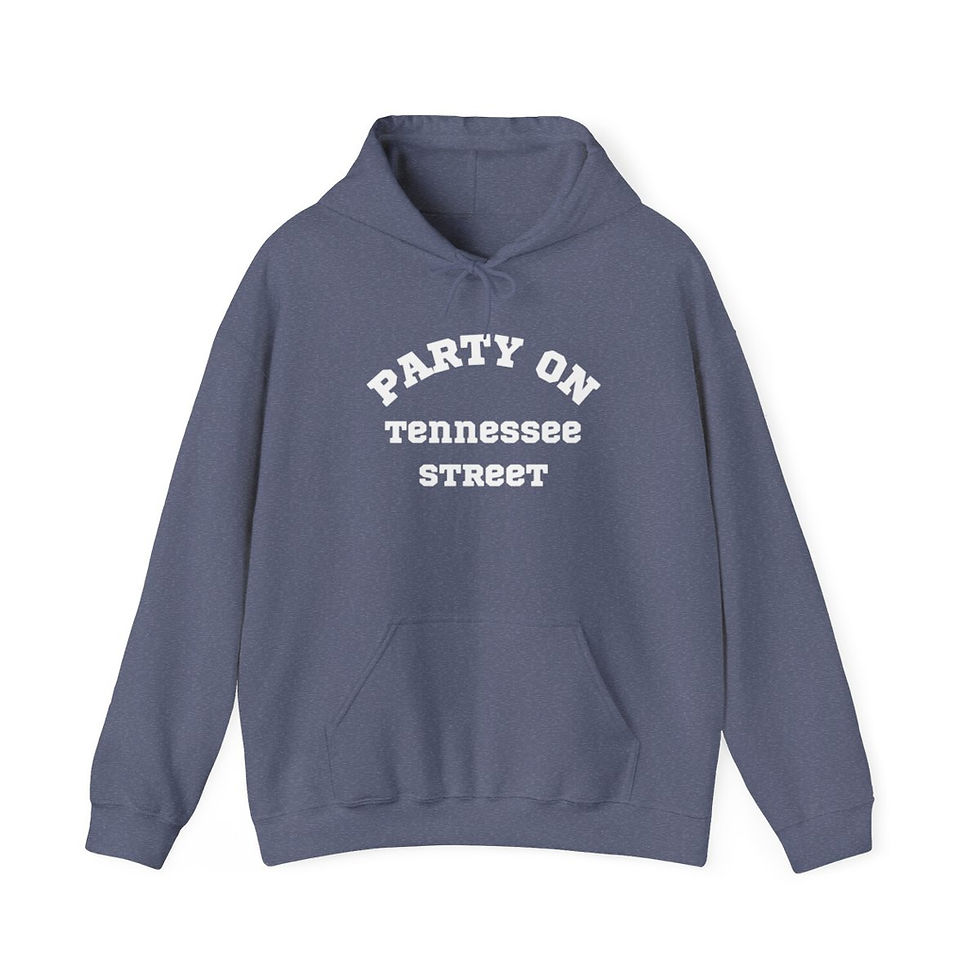 Thumbnail: Party on Tennessee Street - Kansas: Unisex Heavy Blend™ Hooded Sweatshirt