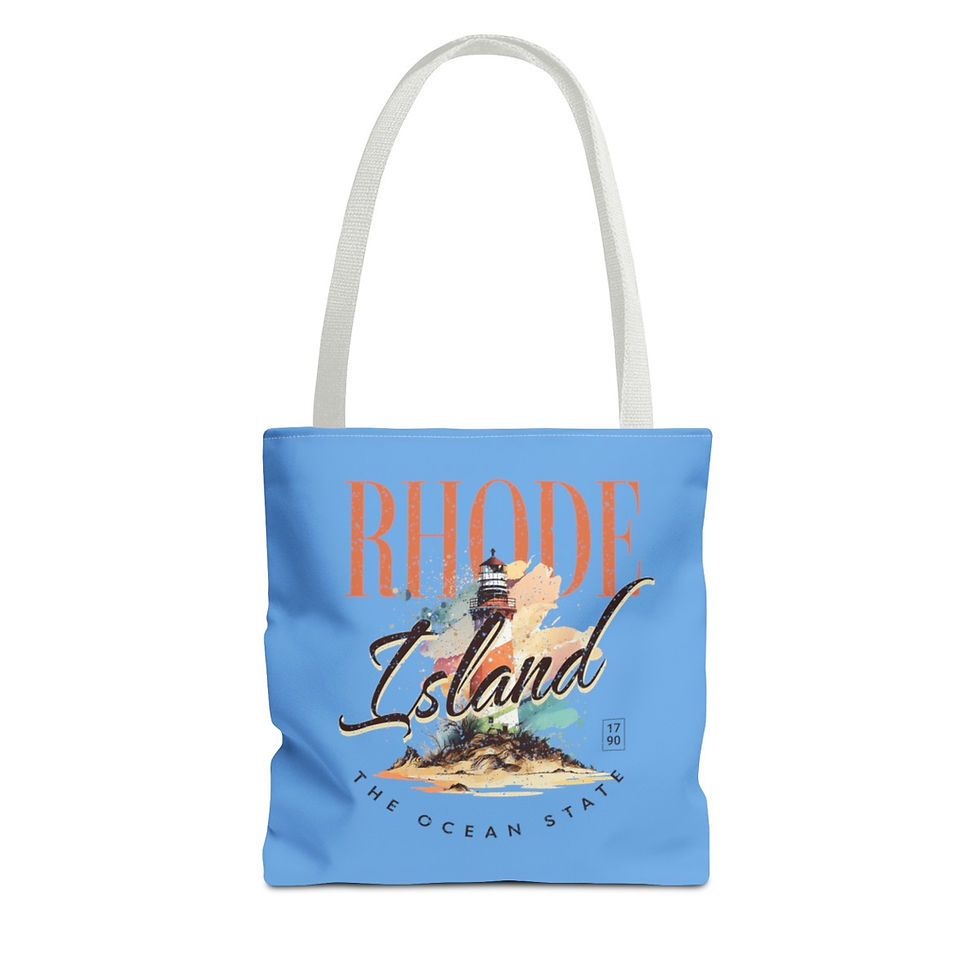 Thumbnail: Rhode Island Proud: Beach Tote Bag (AOP)