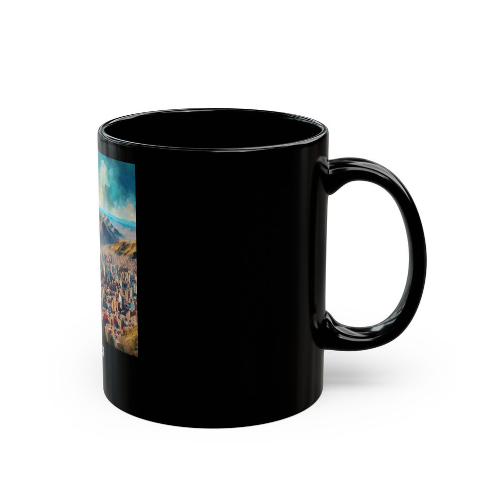 Thumbnail: La Paz Bolivia: Black Mug (11oz, 15oz)