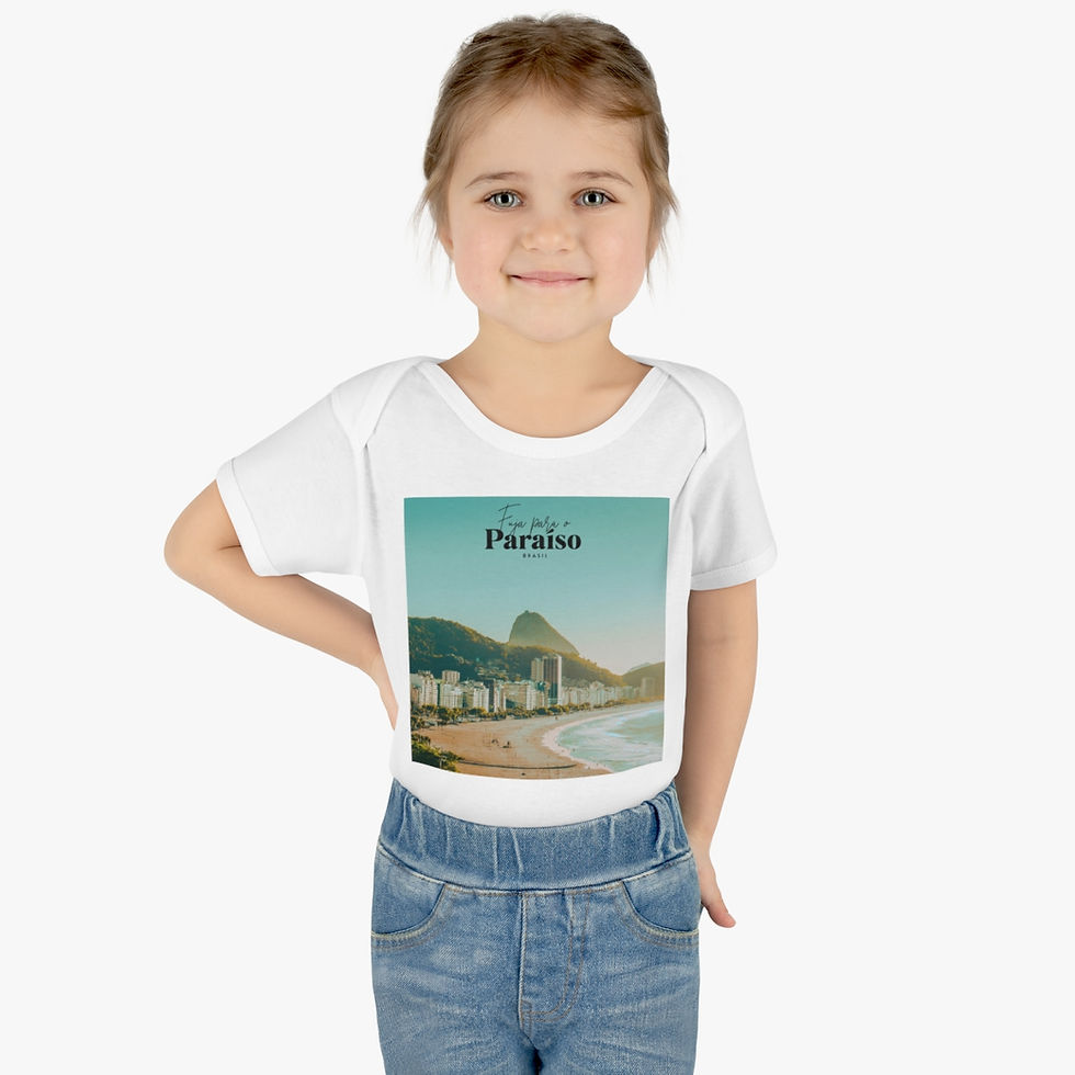 Thumbnail: Brazil Vintage: Infant Baby Rib Bodysuit