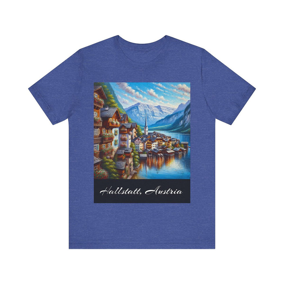 Thumbnail: Hallstatt Austria: Unisex Jersey Short Sleeve Tee
