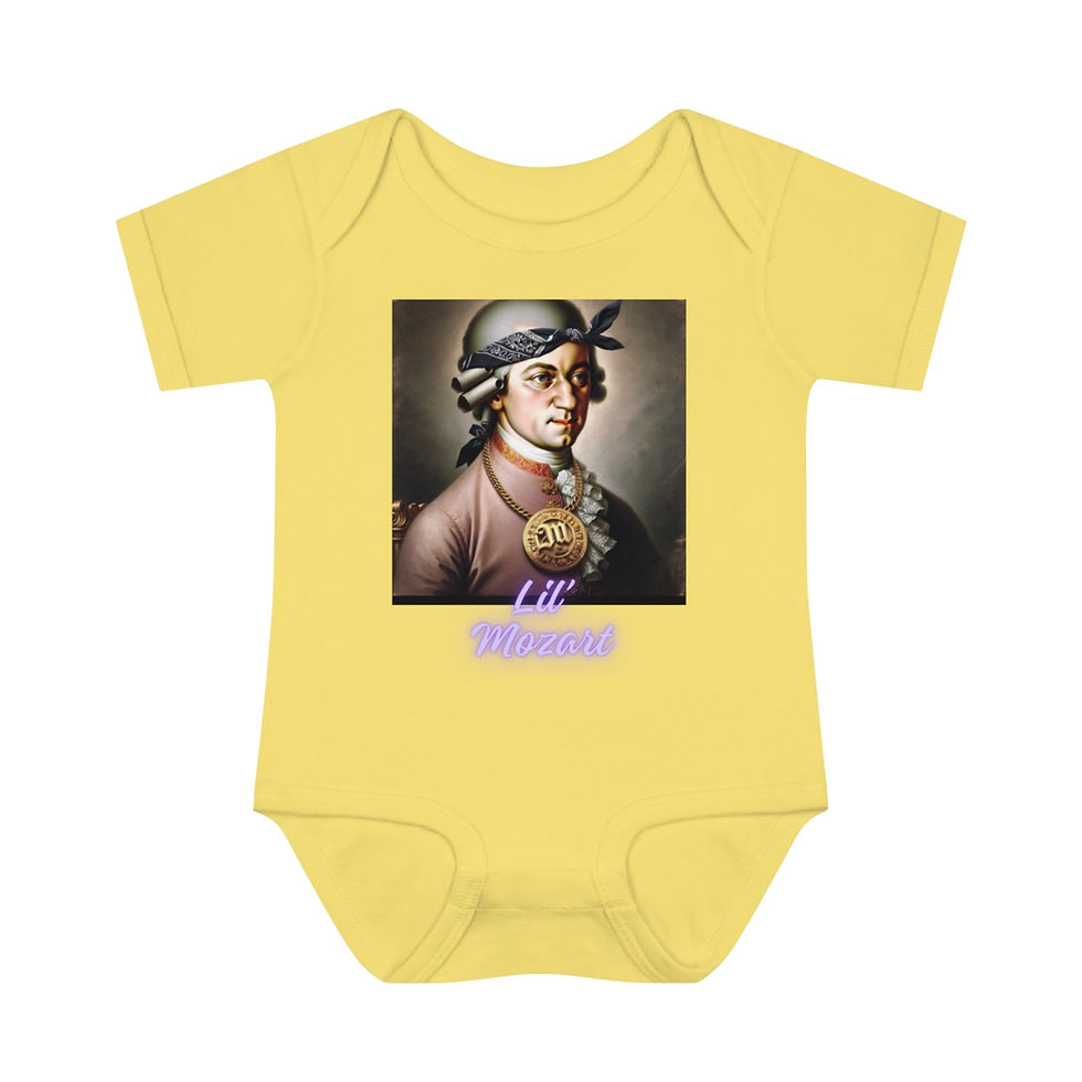 Thumbnail: Lil Mozart: Infant Baby Rib Bodysuit