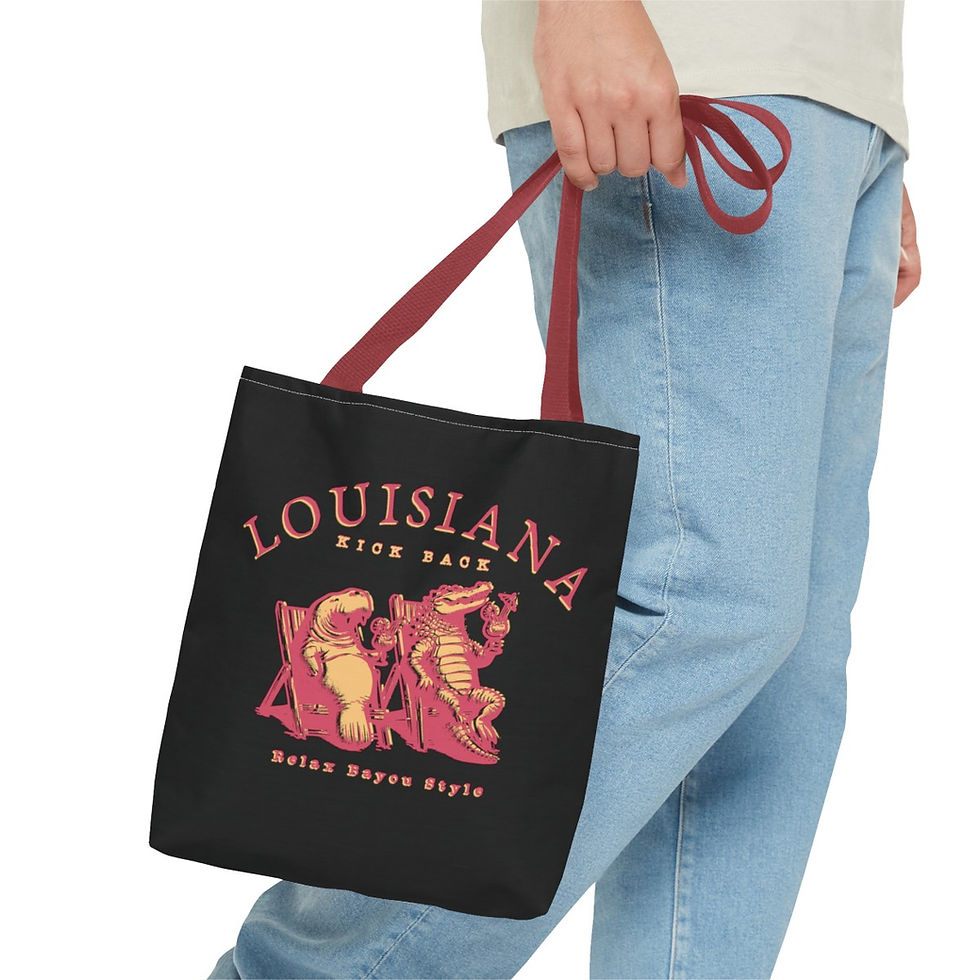 Thumbnail: Relax Louisiana: Tote Bag (AOP)
