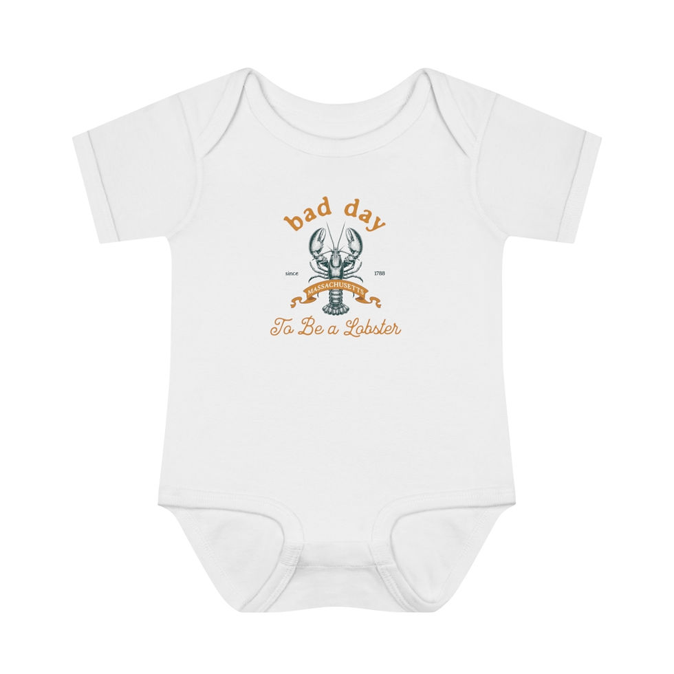 Thumbnail: Bad Day Lobster Massachusetts: Infant Baby Rib Bodysuit