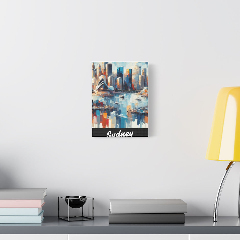 Thumbnail: Sydney Australia: Matte Canvas, Stretched, 1.25"