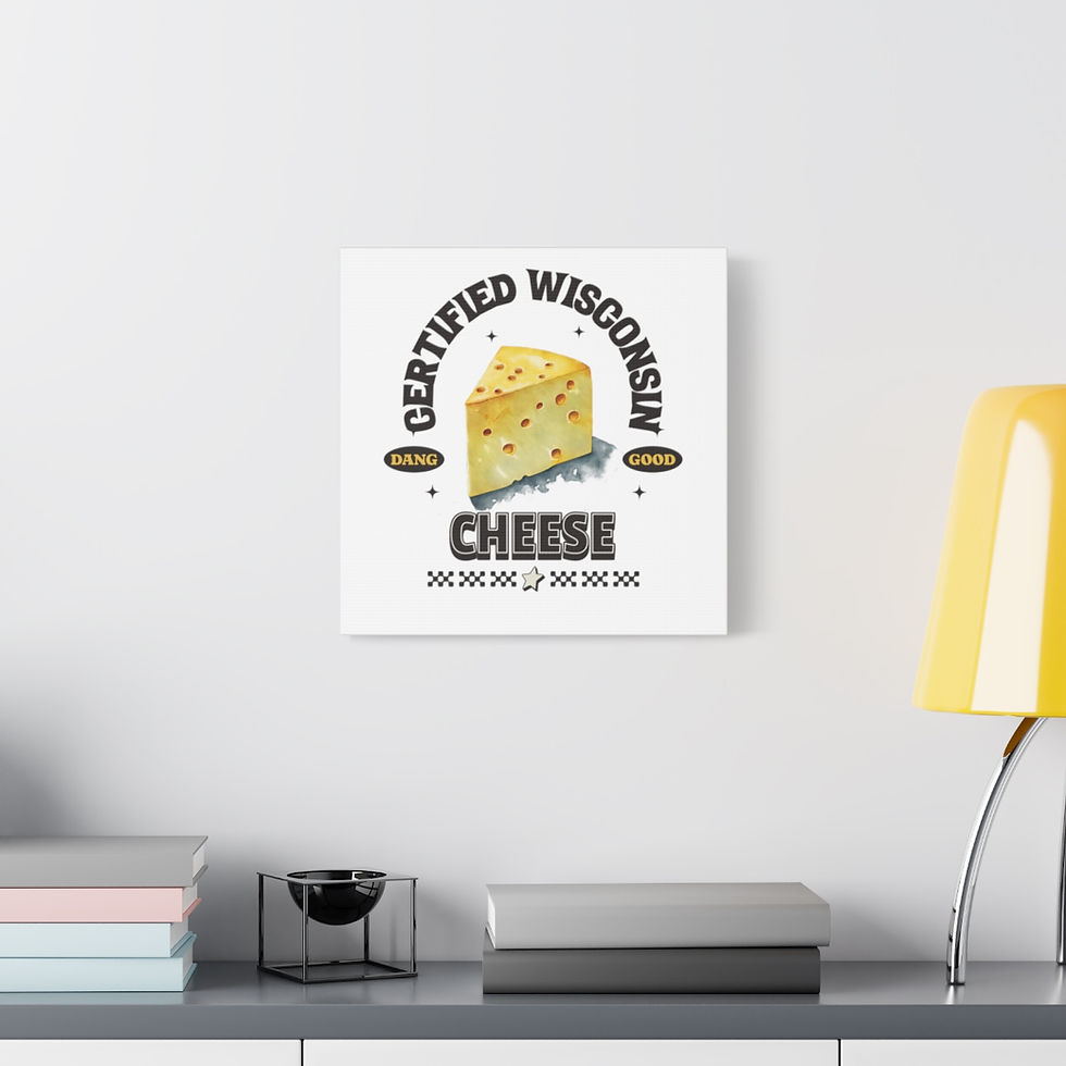 Thumbnail: Wisconsin Cheese: Matte Canvas, Stretched, 1.25"