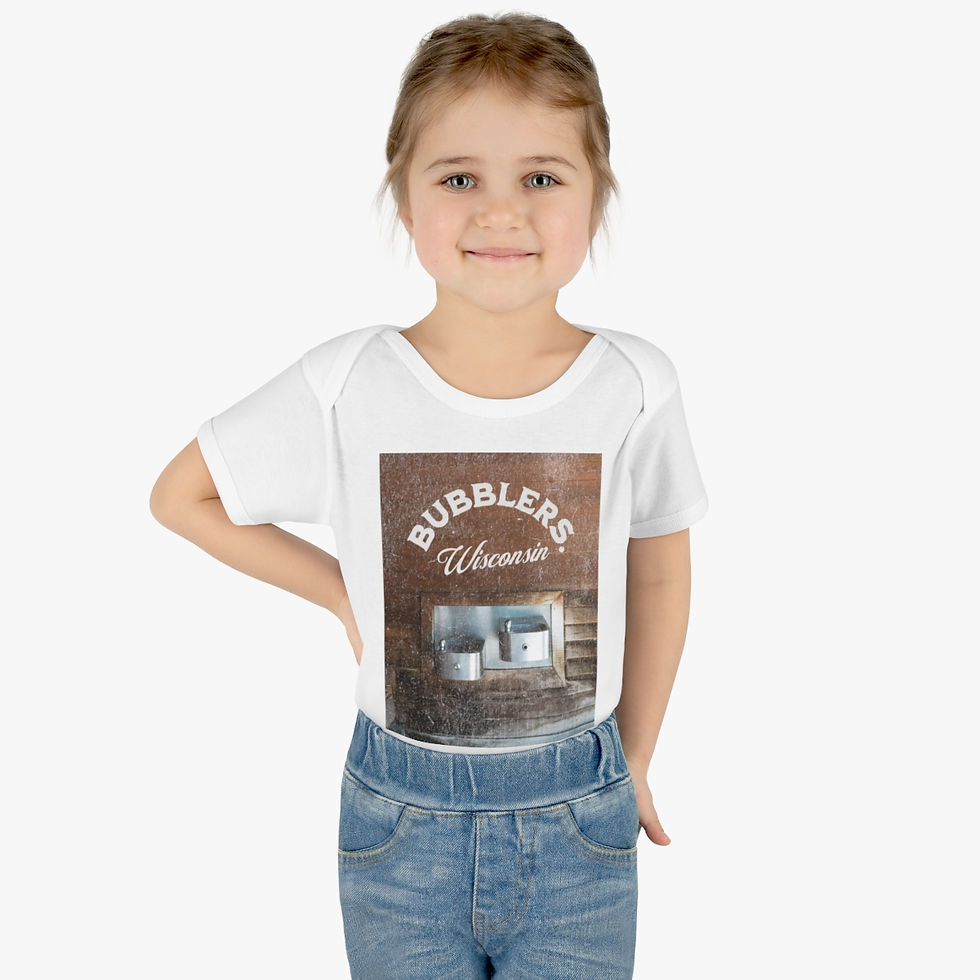Thumbnail: Bubblers Wisconsin: Infant Baby Rib Bodysuit