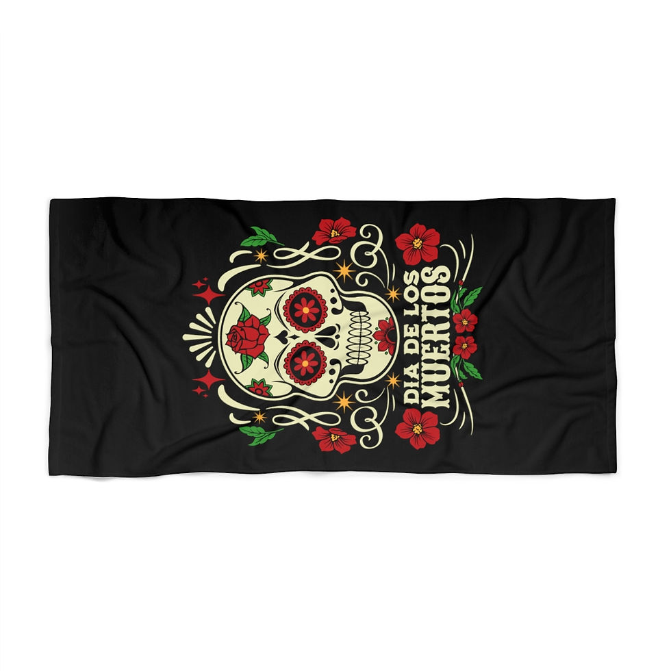 Dia De Los Muertos Mexico: Beach Towel