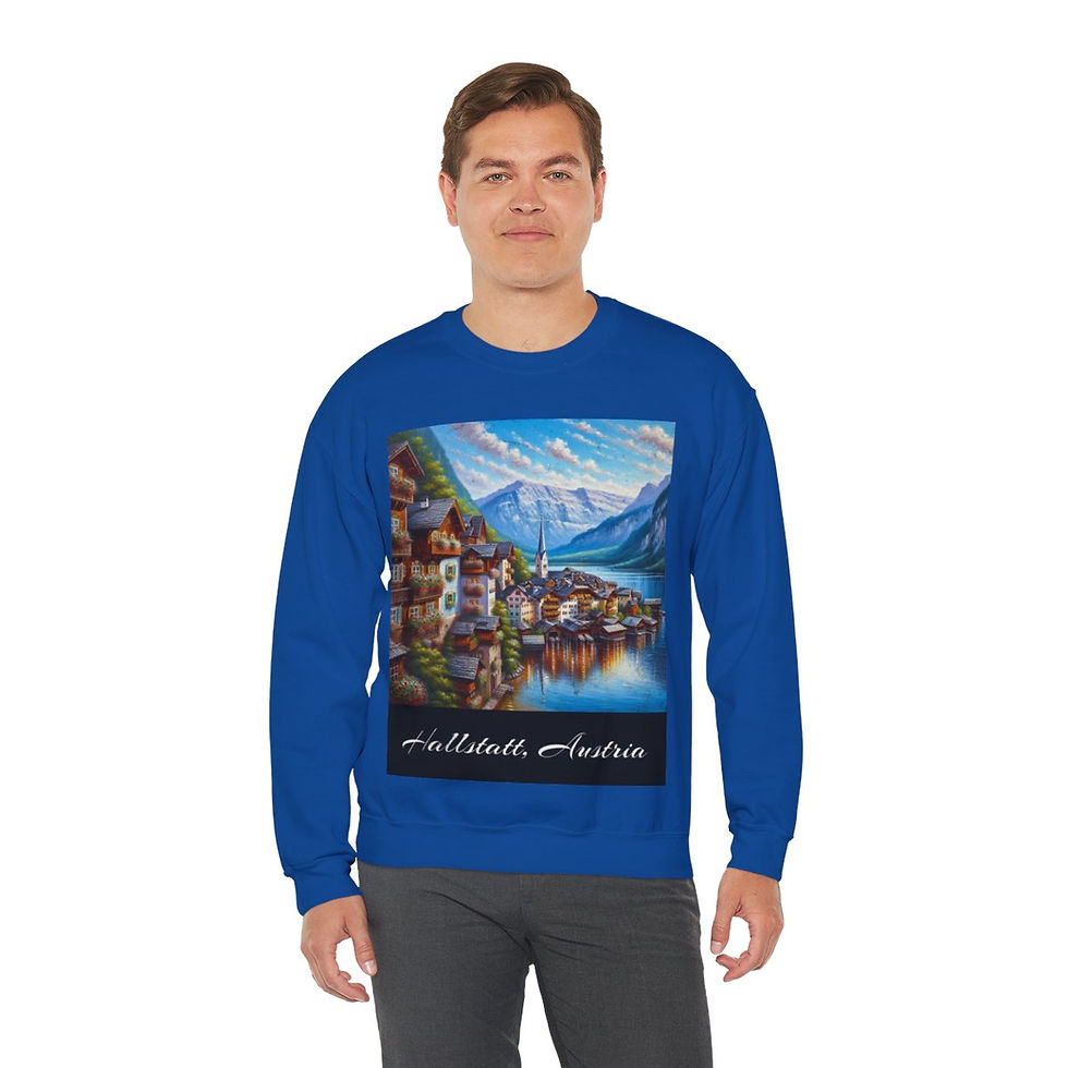 Thumbnail: Hallstatt Austria: Unisex Heavy Blend™ Crewneck Sweatshirt