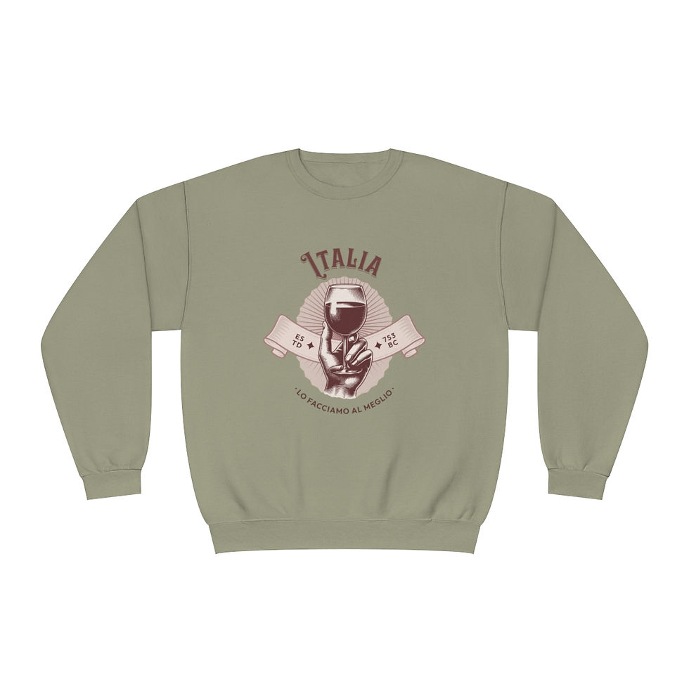 Thumbnail: Vino Italy: Unisex NuBlend® Crewneck Sweatshirt