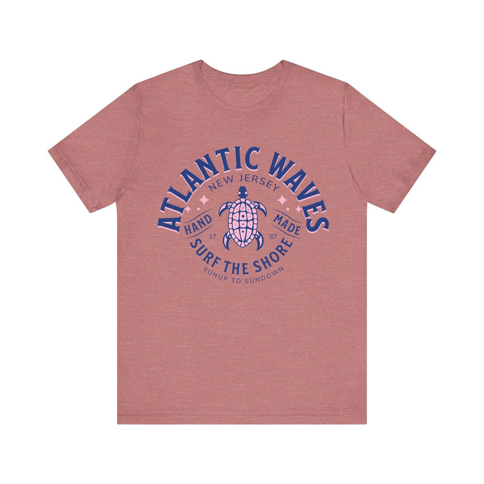 Thumbnail: Atlantic Waves New Jersey: Unisex Jersey Short Sleeve Tee