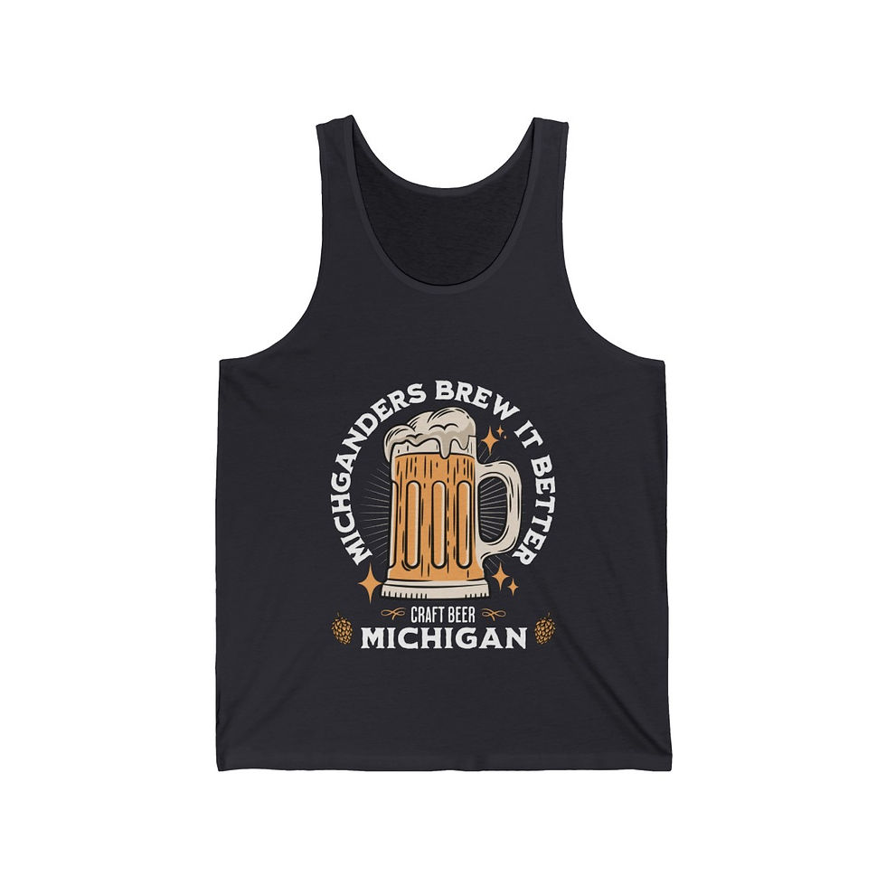 Thumbnail: Michigan Brews it Better: Unisex Jersey Tank